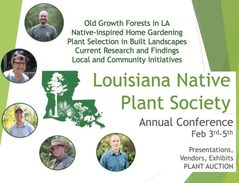 LNPS 2023 Annual Conference Woodworth, LA Louisiana Native Plant Society