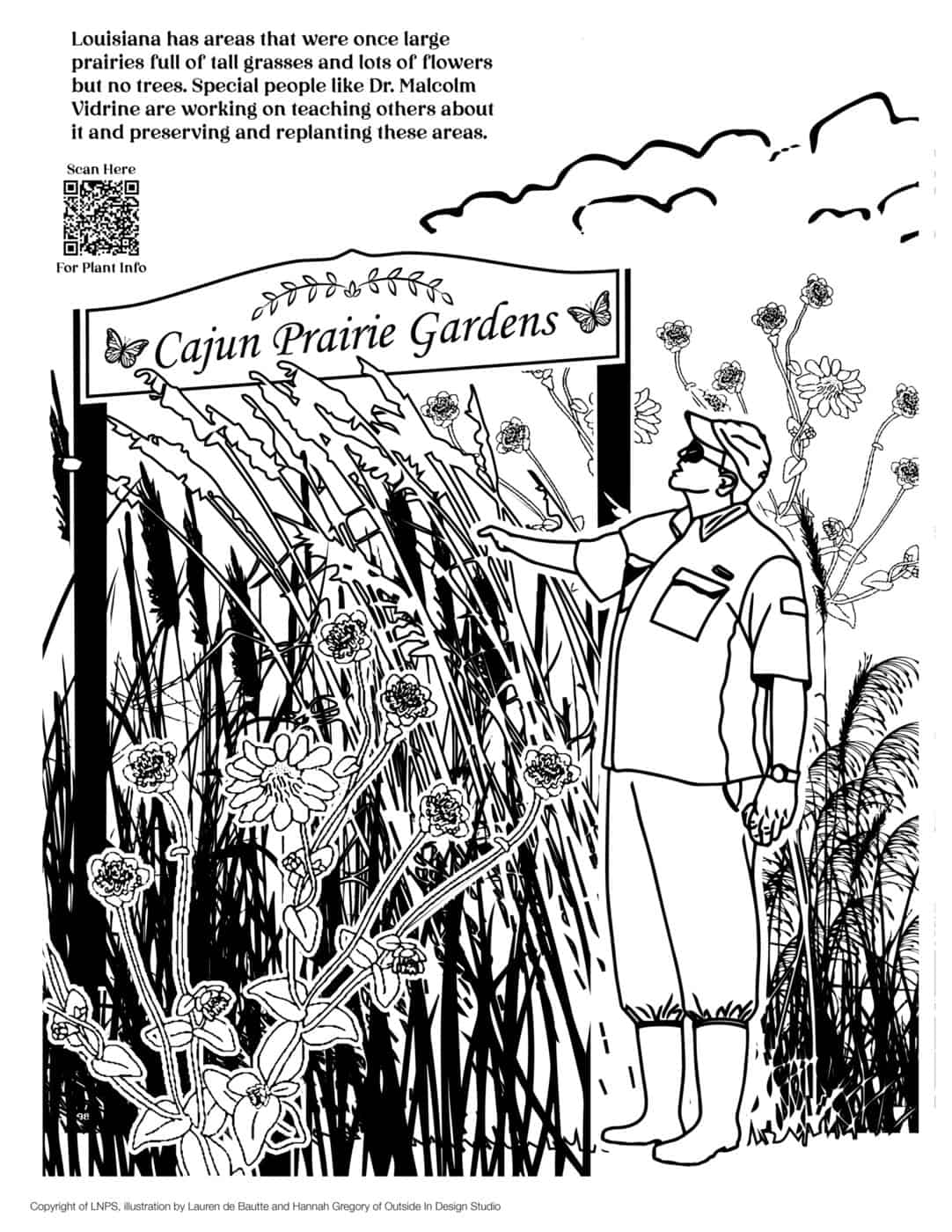 LNPS - Coloring Book - Cajun_Prairie_Garden