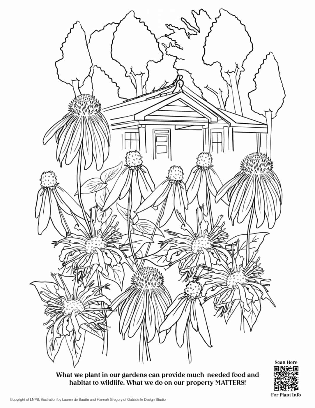 LNPS - Coloring Book - House_with_Diverse_Garden